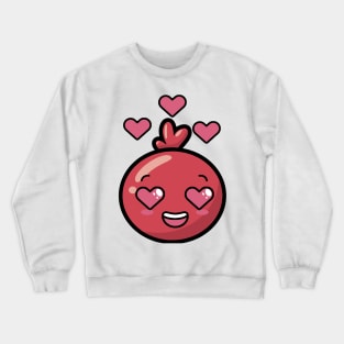 heart face Crewneck Sweatshirt